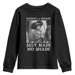 Madam CJ Walker Youth Sweatshirt Self Made No Shade Female Empowerment - African Pride