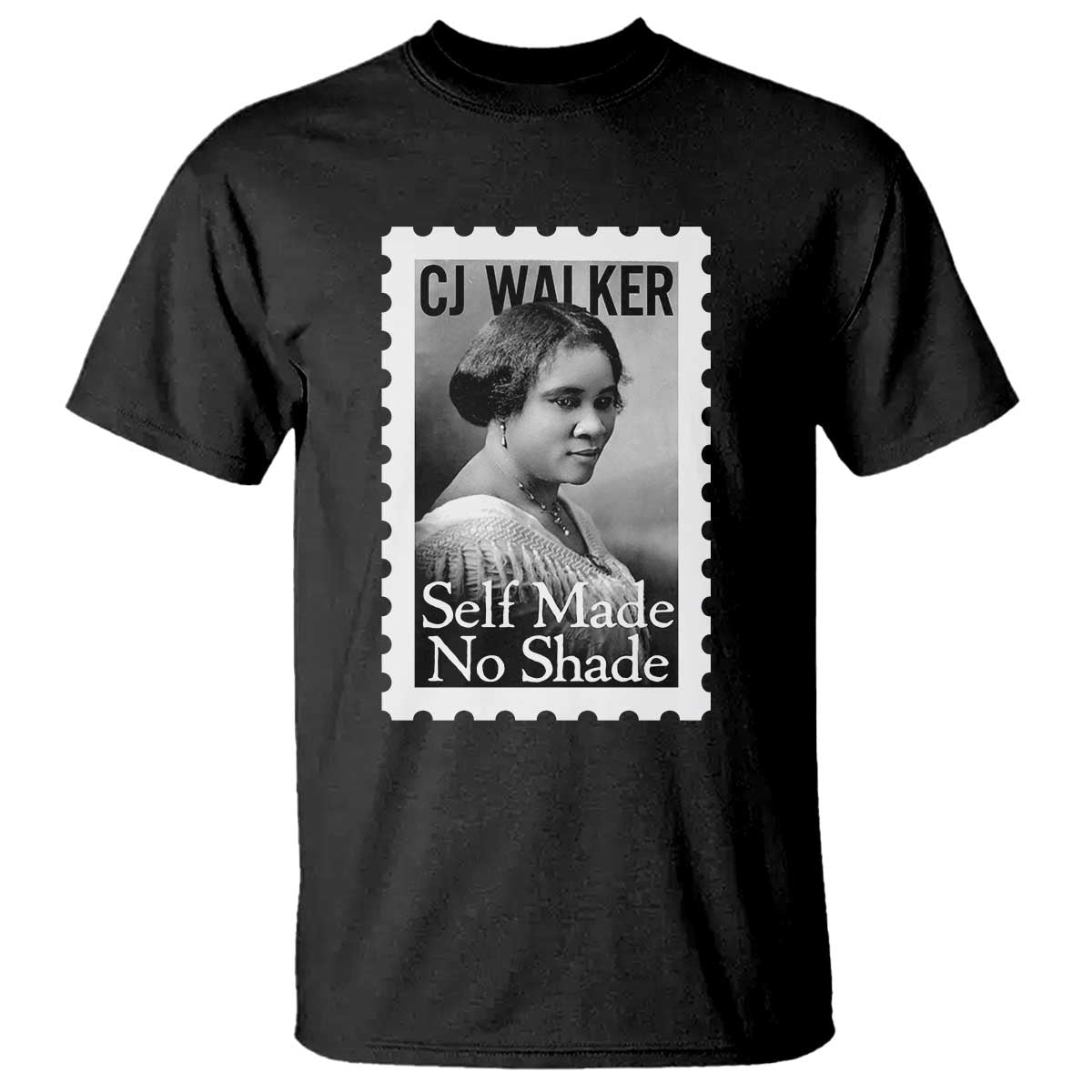 Madam CJ Walker T Shirt Strong Black Woman Leader - African Pride