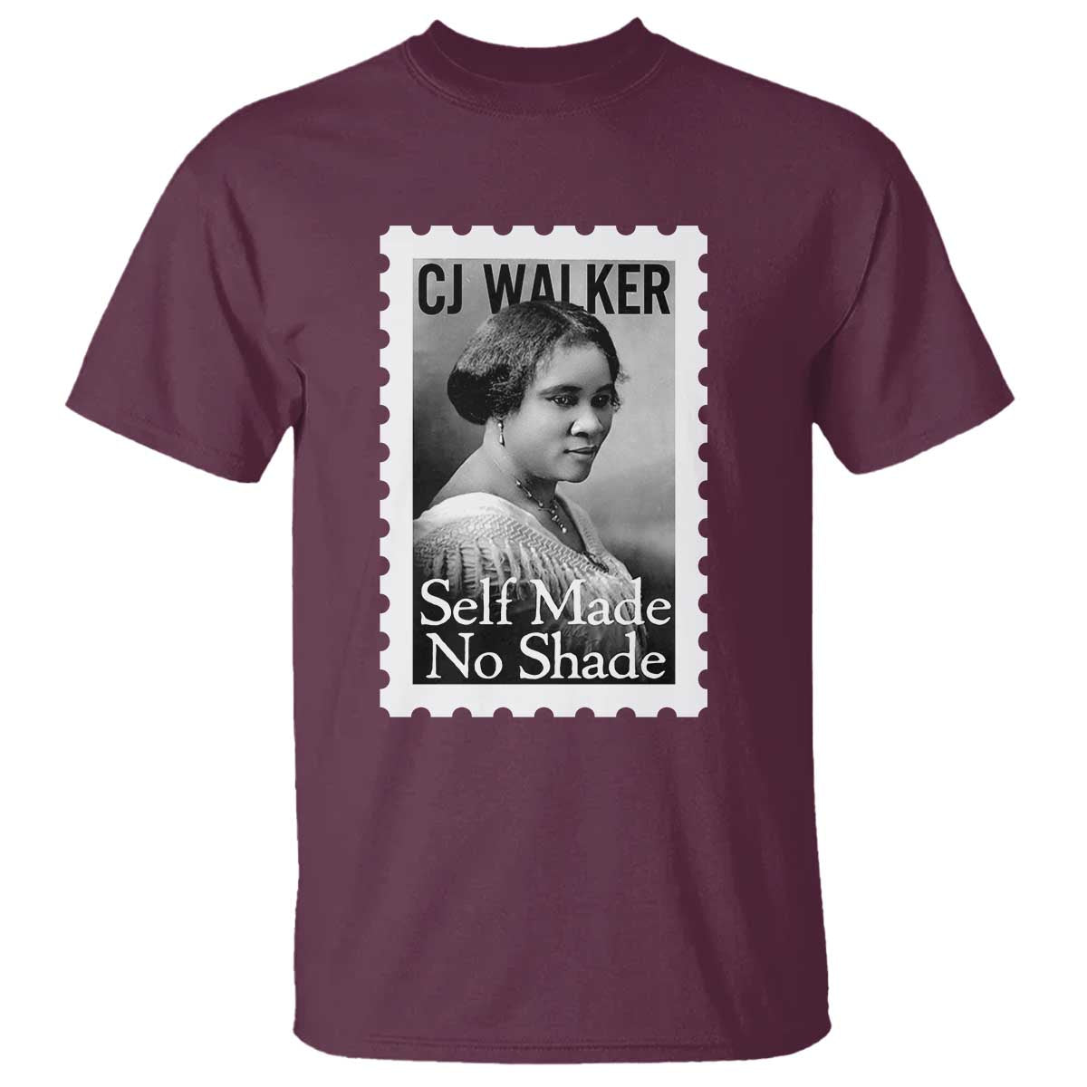 Madam CJ Walker T Shirt Strong Black Woman Leader - African Pride