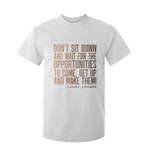 Madam CJ Walker Quote T Shirt For Kid Get Up And Make Opportunities - African Pride