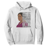 Madam CJ Walker Quote Hoodie Do Not Sit Down And Wait For Opportunities - African Pride