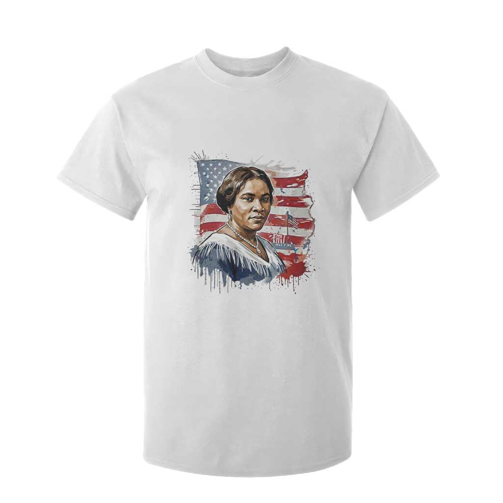 Madam CJ Walker Patriotic T Shirt For Kid Strong Black Woman Leader - African Pride