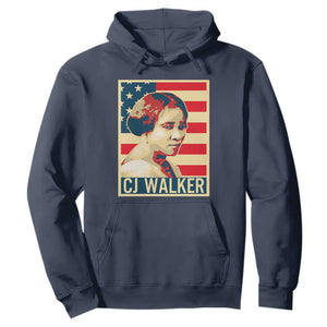 Madam CJ Walker Patriotic Hoodie Black History Month Gift - African Pride