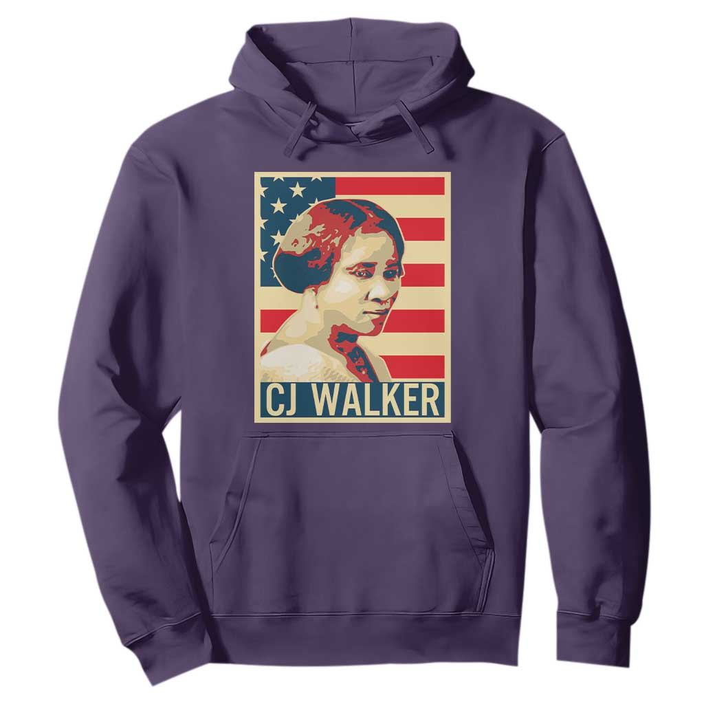 Madam CJ Walker Patriotic Hoodie Black History Month Gift - African Pride