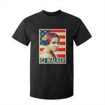 Madam CJ Walker Patriotic T Shirt For Kid Black History Month Gift - African Pride