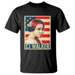 Madam CJ Walker Patriotic T Shirt Black History Month Gift - African Pride