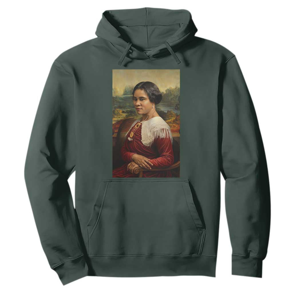Madam CJ Walker Mona Lisa Hoodie Black History Month Gift - African Pride