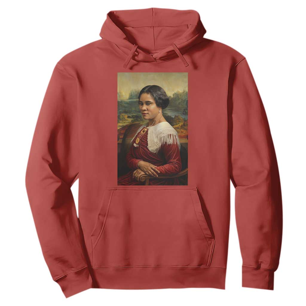 Madam CJ Walker Mona Lisa Hoodie Black History Month Gift - African Pride