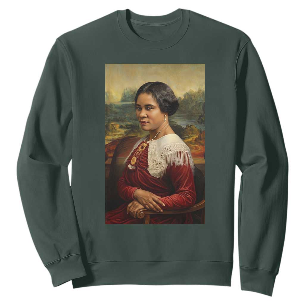Madam CJ Walker Mona Lisa Sweatshirt Black History Month Gift - African Pride