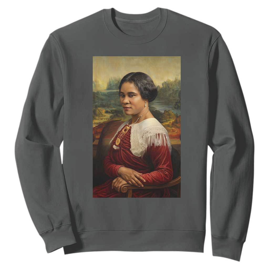 Madam CJ Walker Mona Lisa Sweatshirt Black History Month Gift - African Pride
