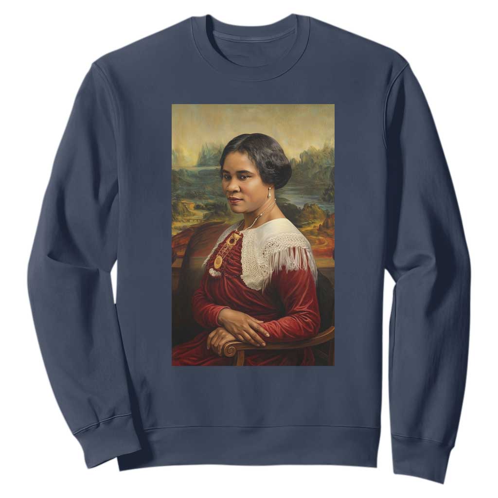 Madam CJ Walker Mona Lisa Sweatshirt Black History Month Gift - African Pride