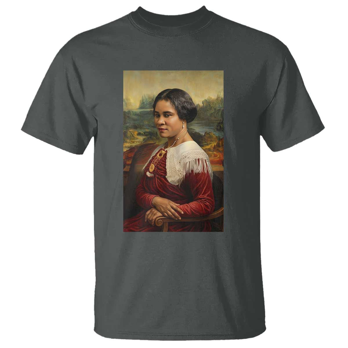 Madam CJ Walker Mona Lisa T Shirt Black History Month Gift - African Pride