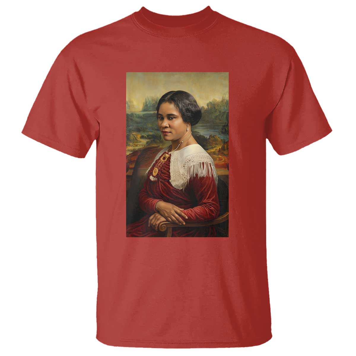Madam CJ Walker Mona Lisa T Shirt Black History Month Gift - African Pride