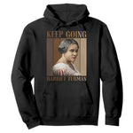 Madam CJ Walker Keep Going Retro Poster Hoodie Black History Month Gift