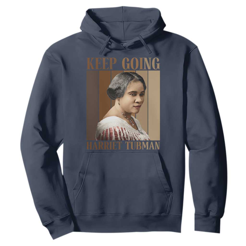 Madam CJ Walker Keep Going Retro Poster Hoodie Black History Month Gift