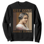 Madam CJ Walker Keep Going Retro Poster Sweatshirt Black History Month Gift