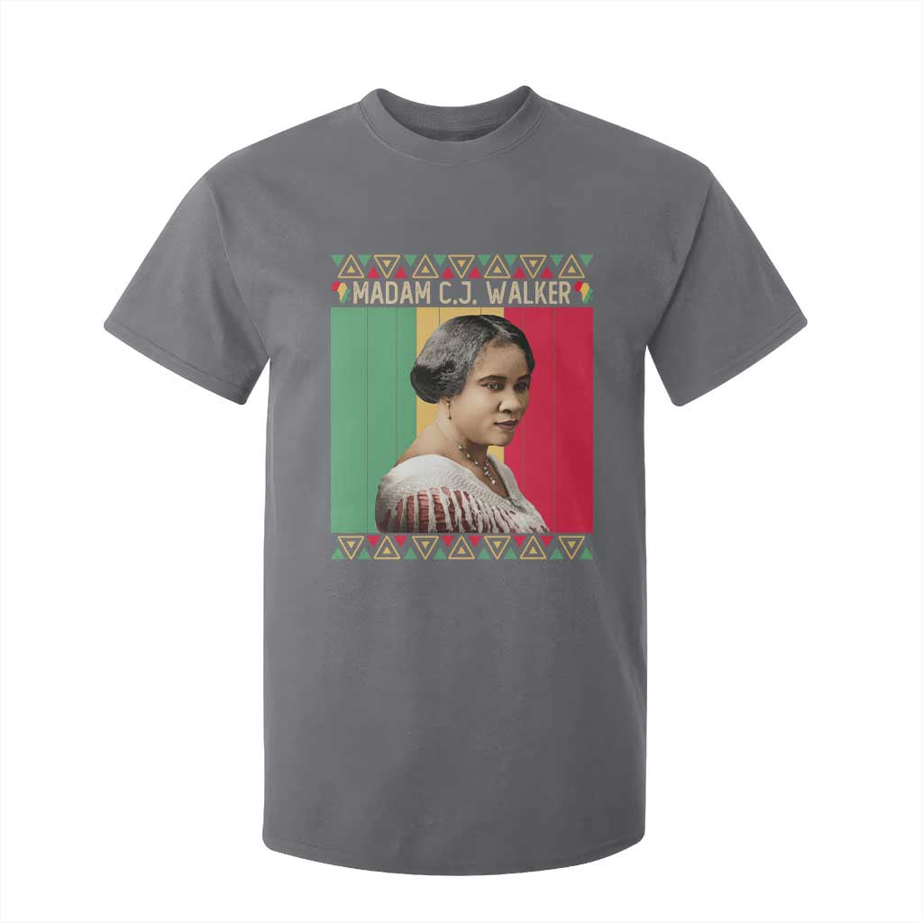 Madam CJ Walker Retro Sunset T Shirt For Kid Strong Black Woman Leader