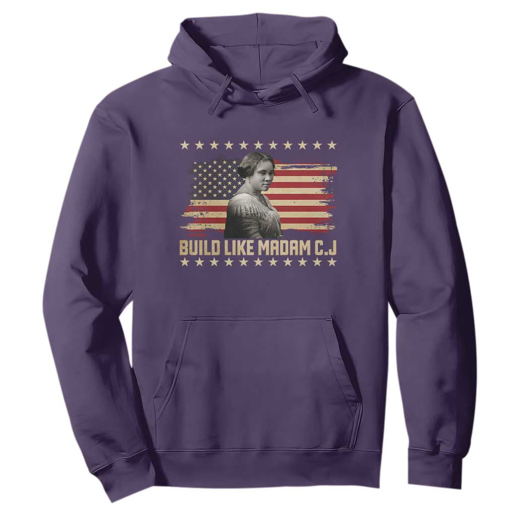 Build Like Madam CJ Walker Hoodie Black History Month Gift