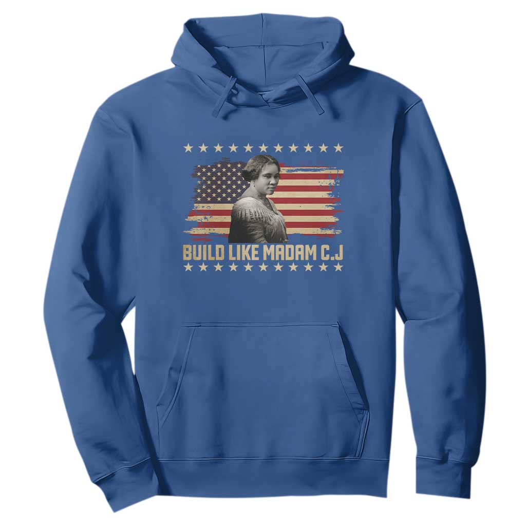 Build Like Madam CJ Walker Hoodie Black History Month Gift