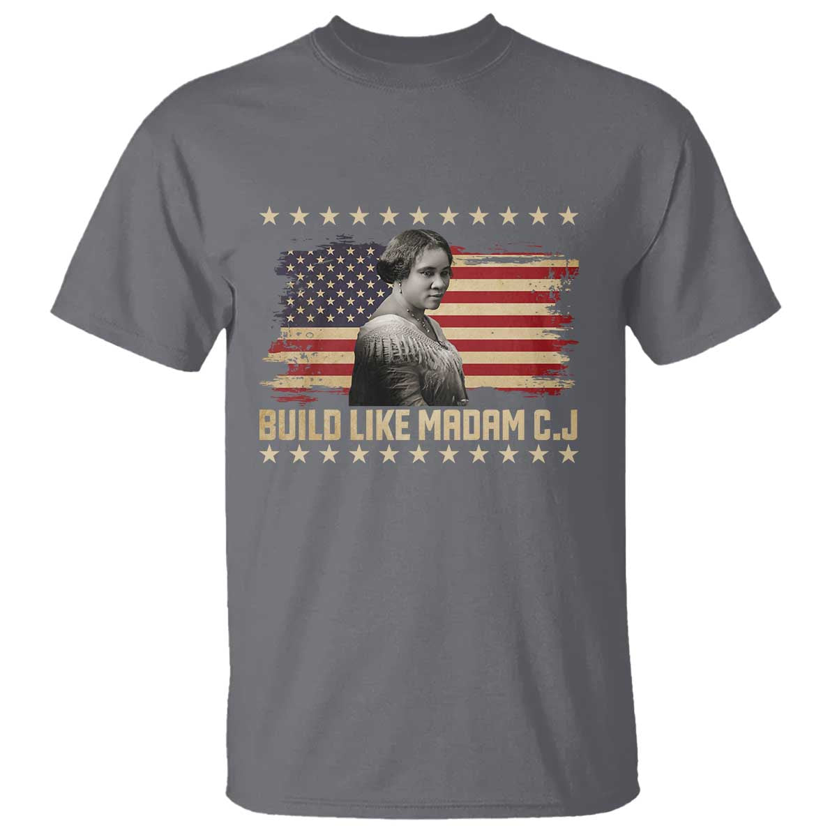 Build Like Madam CJ Walker T Shirt Black History Month Gift