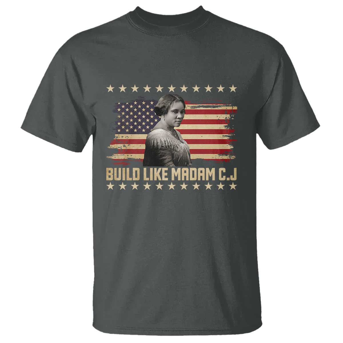 Build Like Madam CJ Walker T Shirt Black History Month Gift