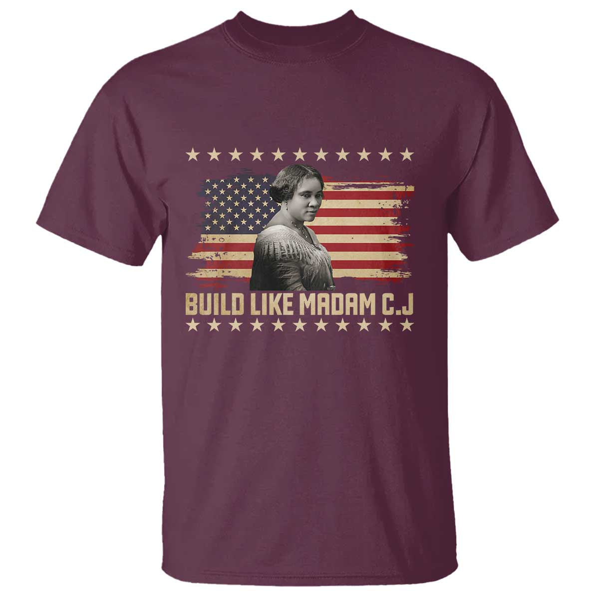Build Like Madam CJ Walker T Shirt Black History Month Gift