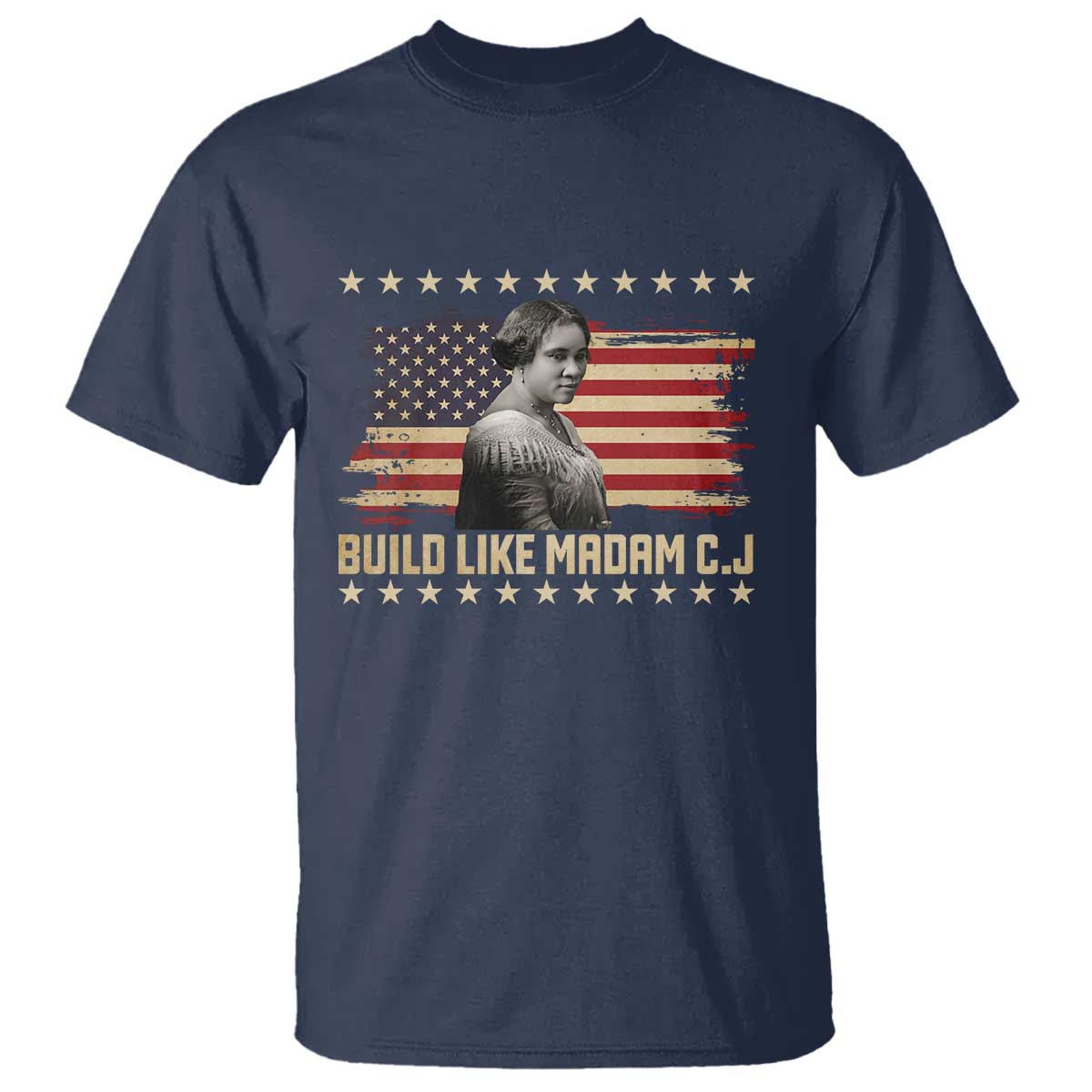 Build Like Madam CJ Walker T Shirt Black History Month Gift