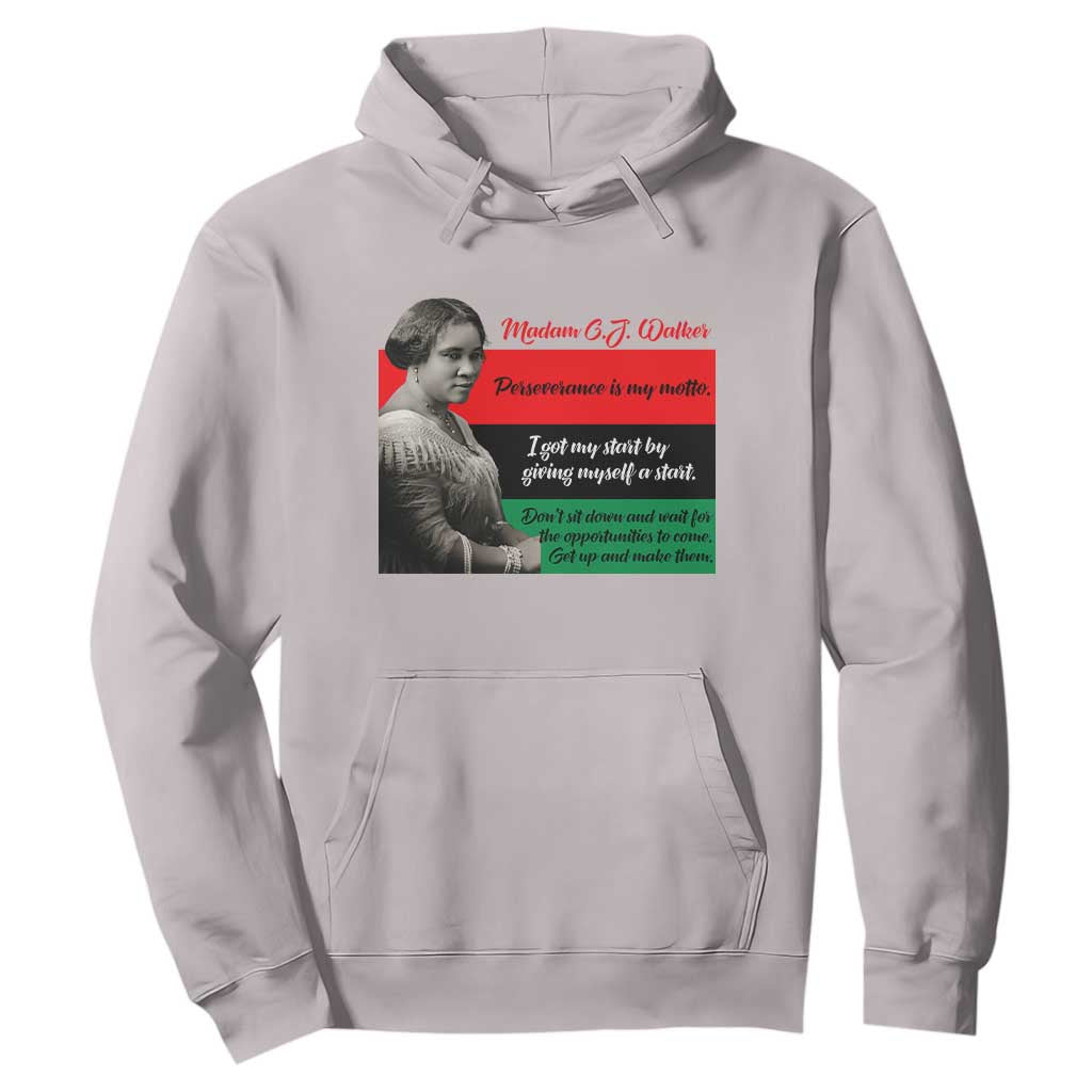 Madam CJ Walker Hoodie Women Empowerment Inspirational Quote