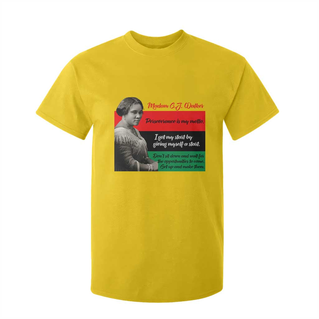 Madam CJ Walker T Shirt For Kid Women Empowerment Inspirational Quote