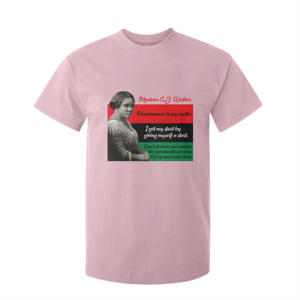 Madam CJ Walker T Shirt For Kid Women Empowerment Inspirational Quote