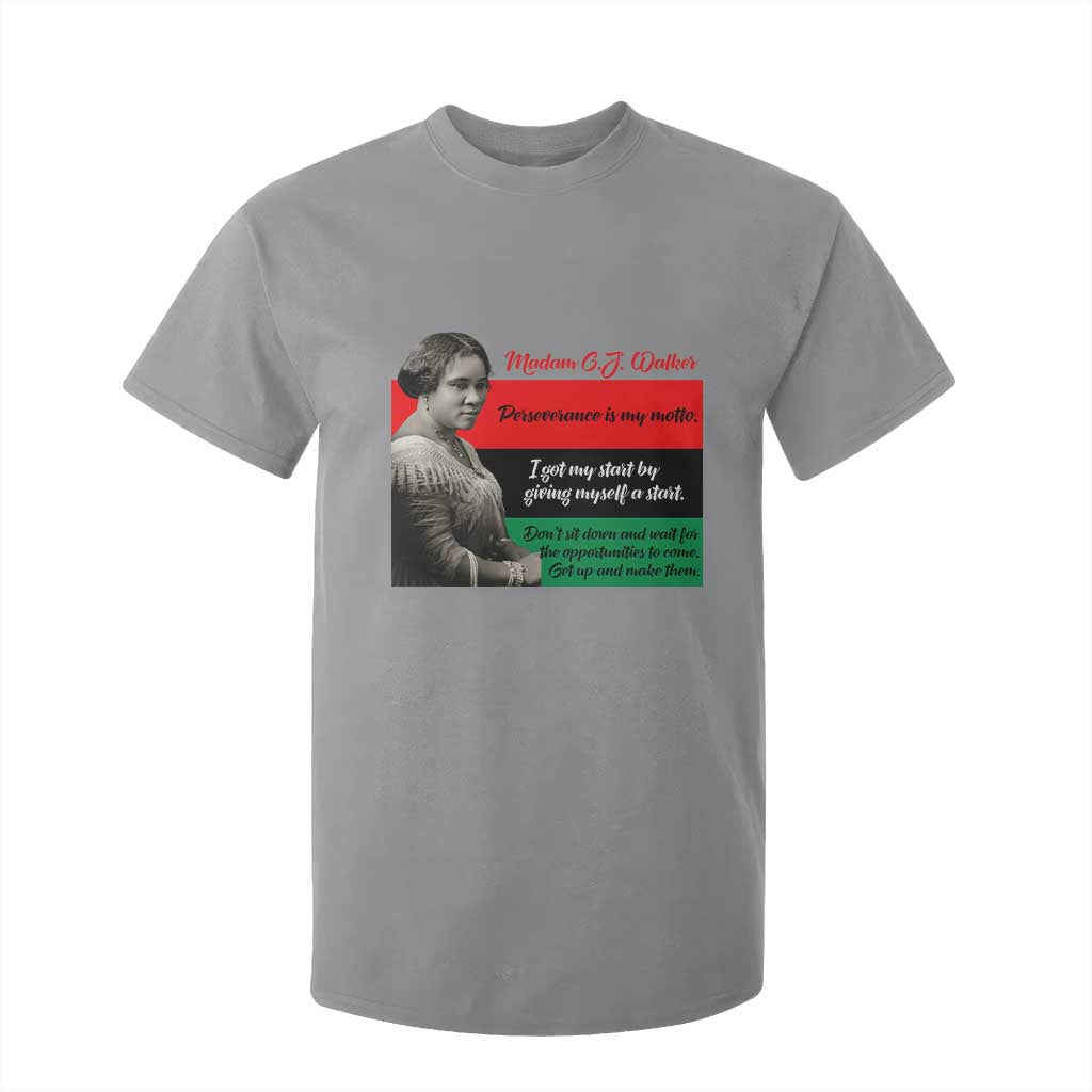 Madam CJ Walker T Shirt For Kid Women Empowerment Inspirational Quote