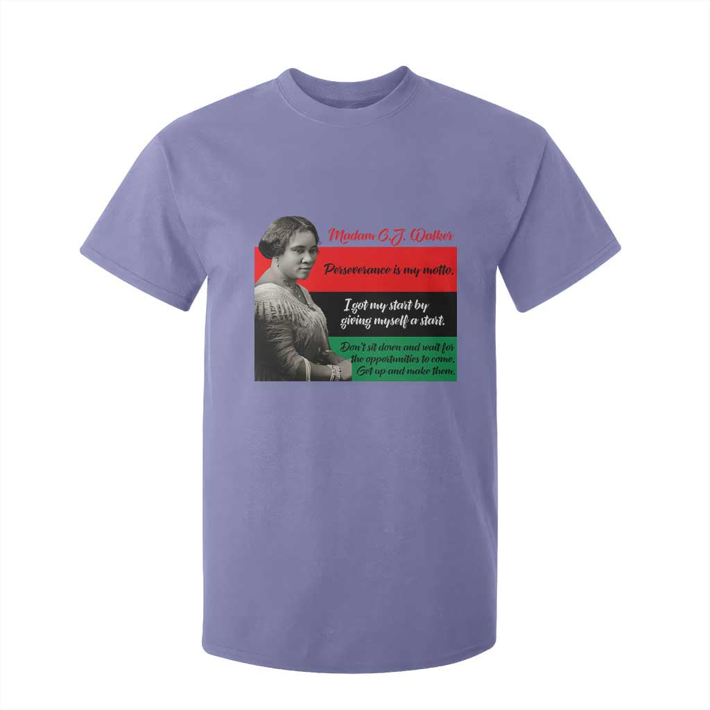 Madam CJ Walker T Shirt For Kid Women Empowerment Inspirational Quote