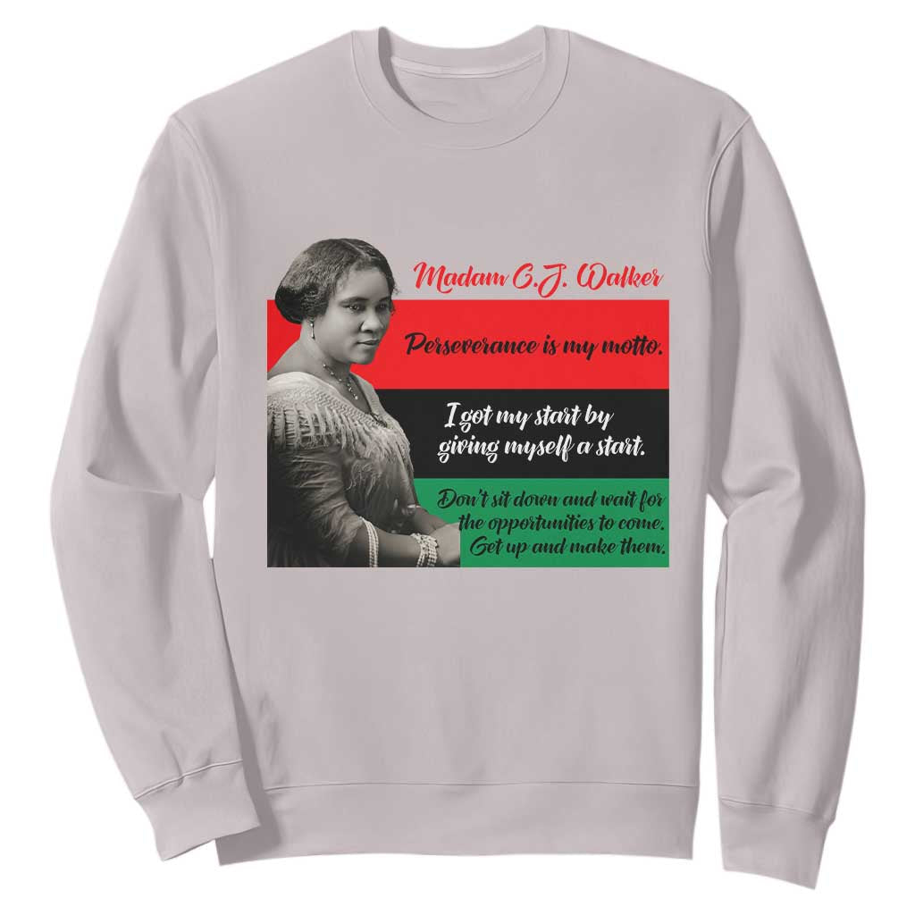 Madam CJ Walker Sweatshirt Women Empowerment Inspirational Quote