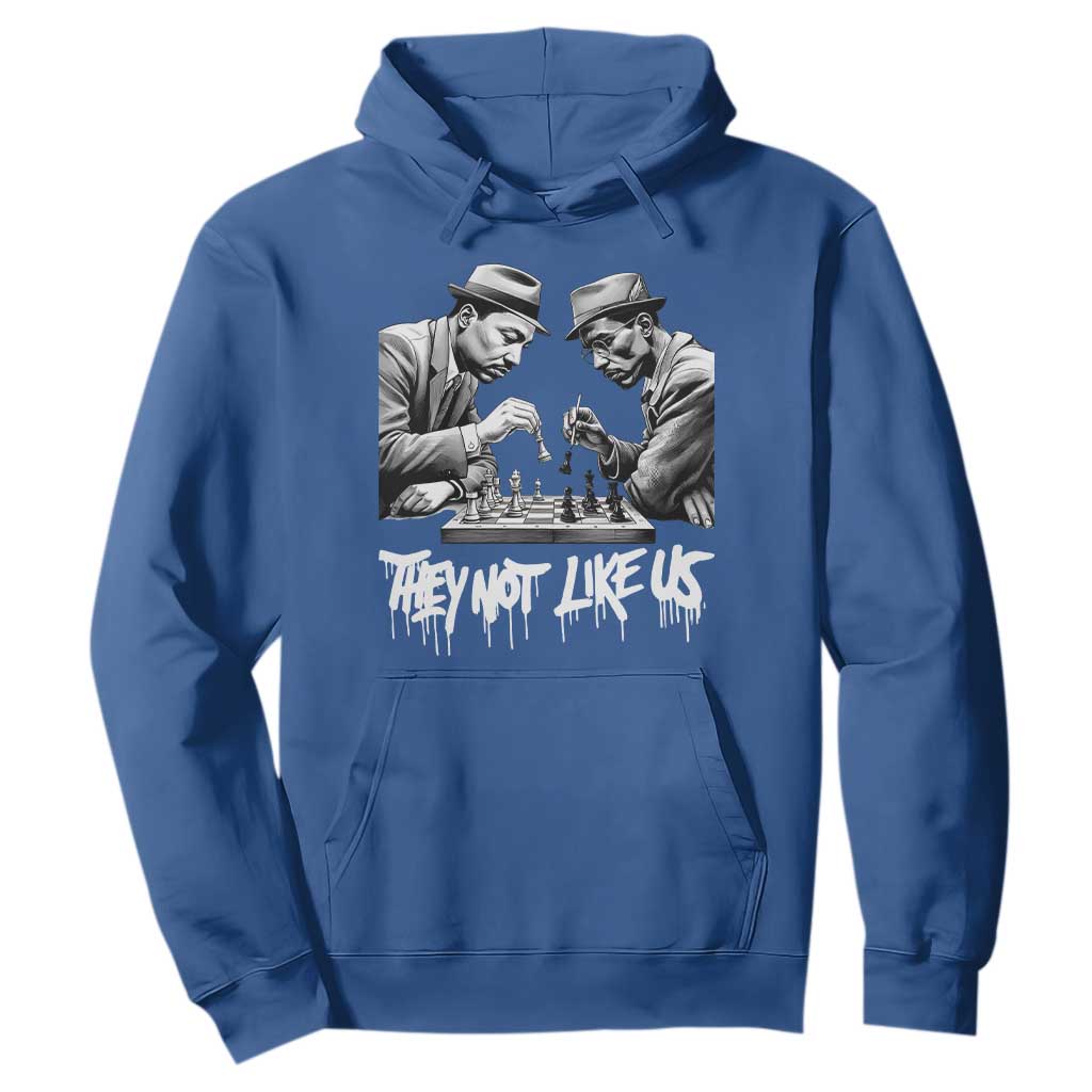 MLK And Malcolm X Hoodie They Not Like Us African American Heritage Gift - African Pride