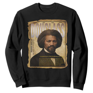 Frederick Douglass Historical Newspaper Sweatshirt The Sage Of Cedar Hill - African Pride