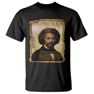 Frederick Douglass Historical Newspaper T Shirt The Sage Of Cedar Hill - African Pride