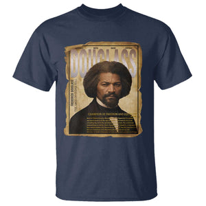 Frederick Douglass Historical Newspaper T Shirt The Sage Of Cedar Hill - African Pride