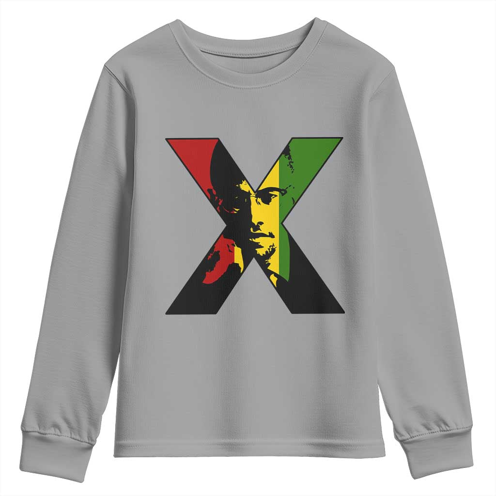 Malcolm X Youth Sweatshirt African American Heritage Gift - African Pride