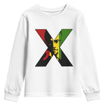 Malcolm X Youth Sweatshirt African American Heritage Gift - African Pride