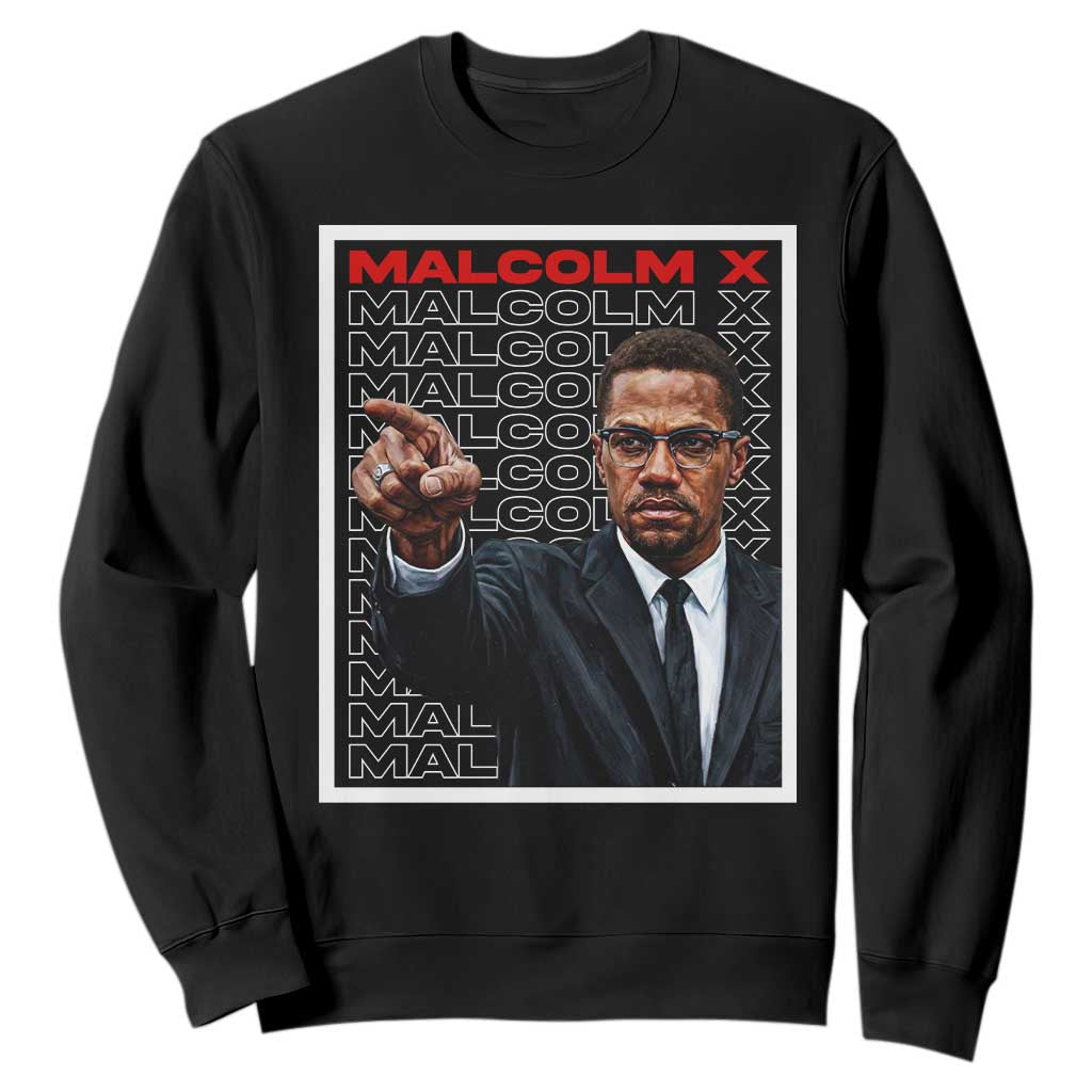 Malcolm X Legend Sweatshirt African American Activist Legacy - African Pride
