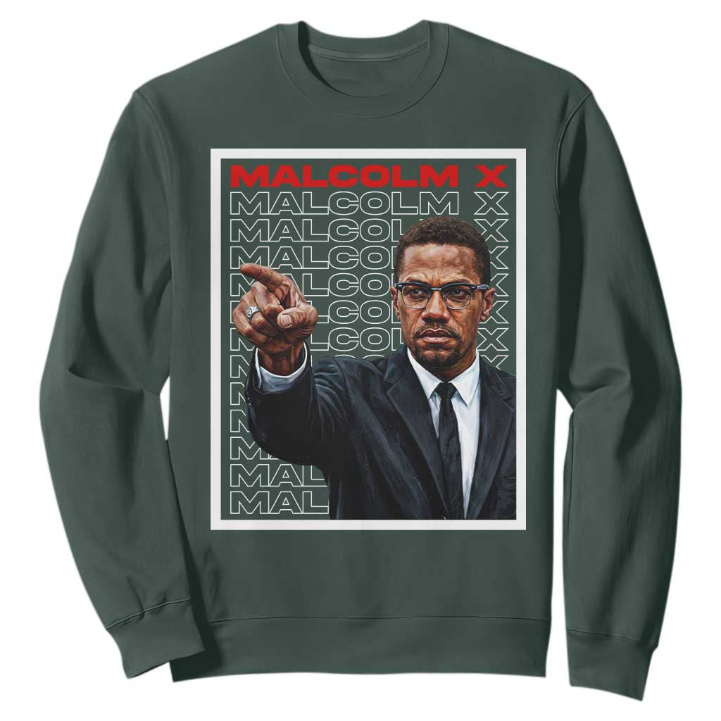 Malcolm X Legend Sweatshirt African American Activist Legacy - African Pride