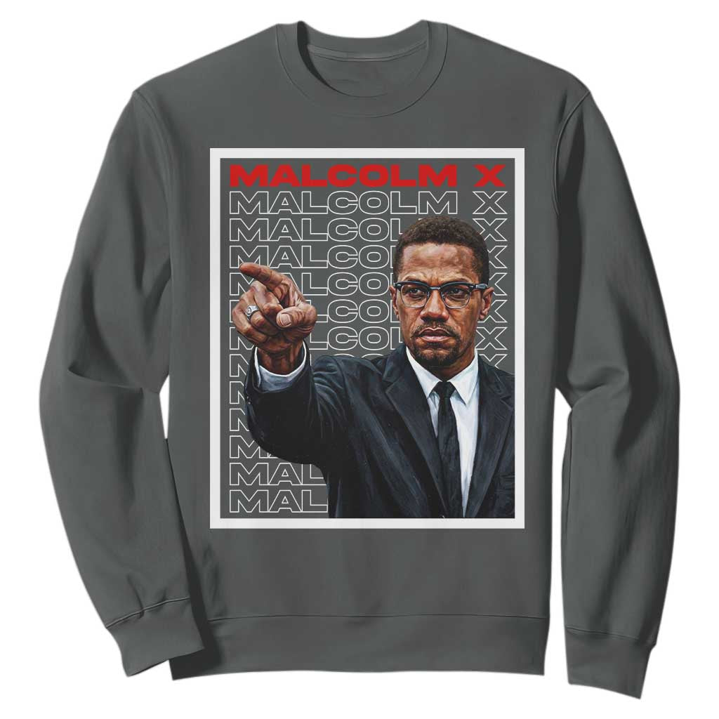 Malcolm X Legend Sweatshirt African American Activist Legacy - African Pride