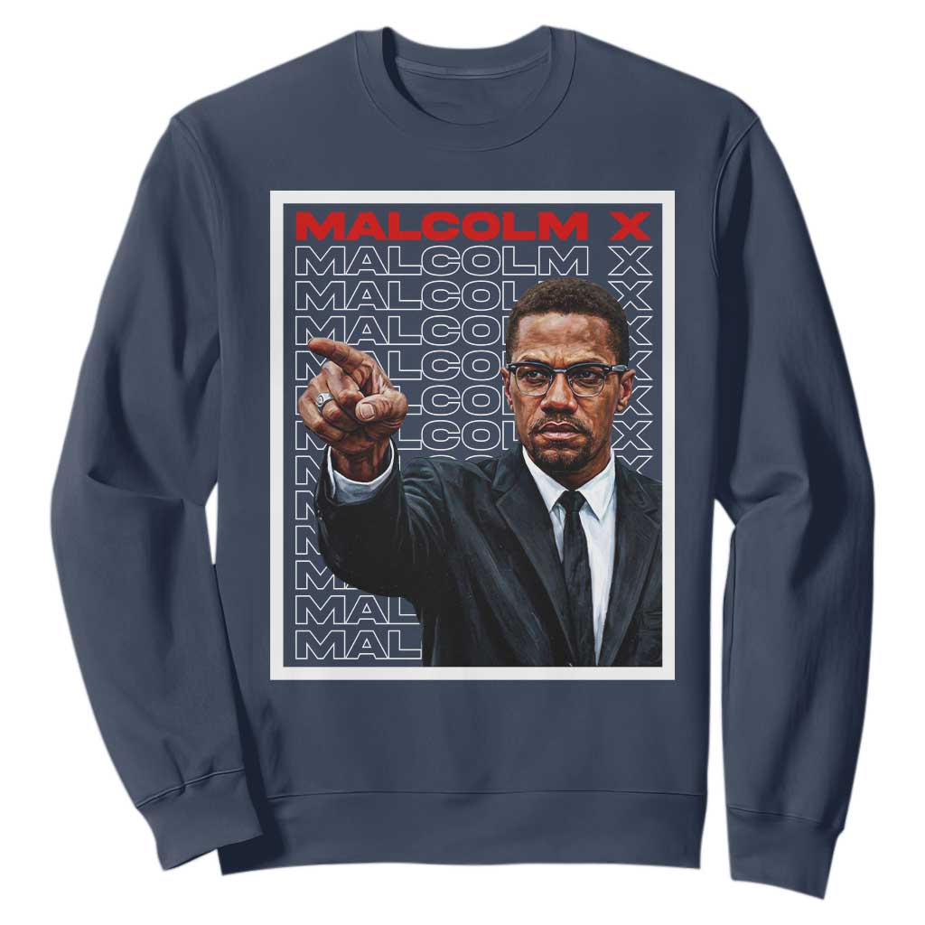 Malcolm X Legend Sweatshirt African American Activist Legacy - African Pride
