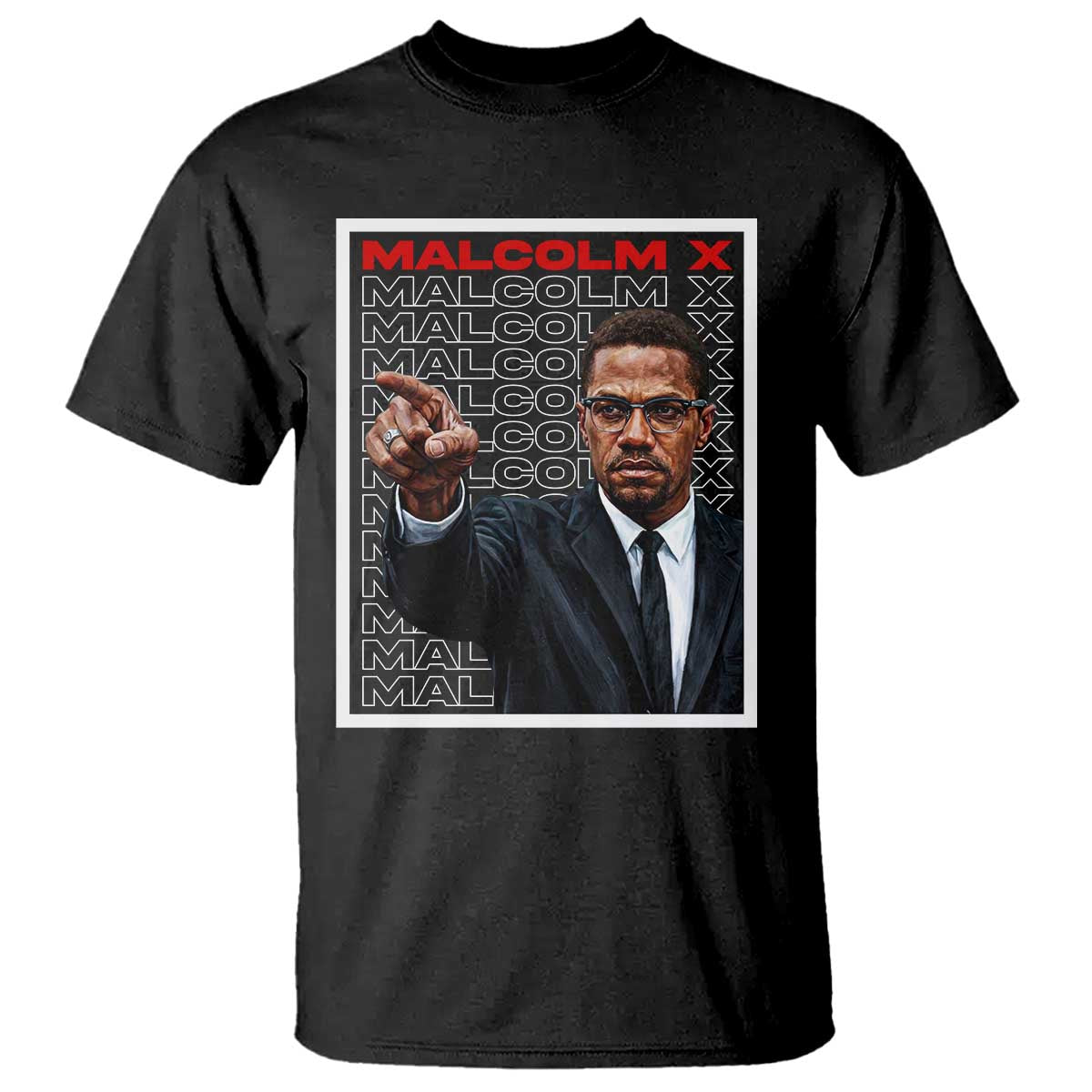 Malcolm X Legend T Shirt African American Activist Legacy - African Pride