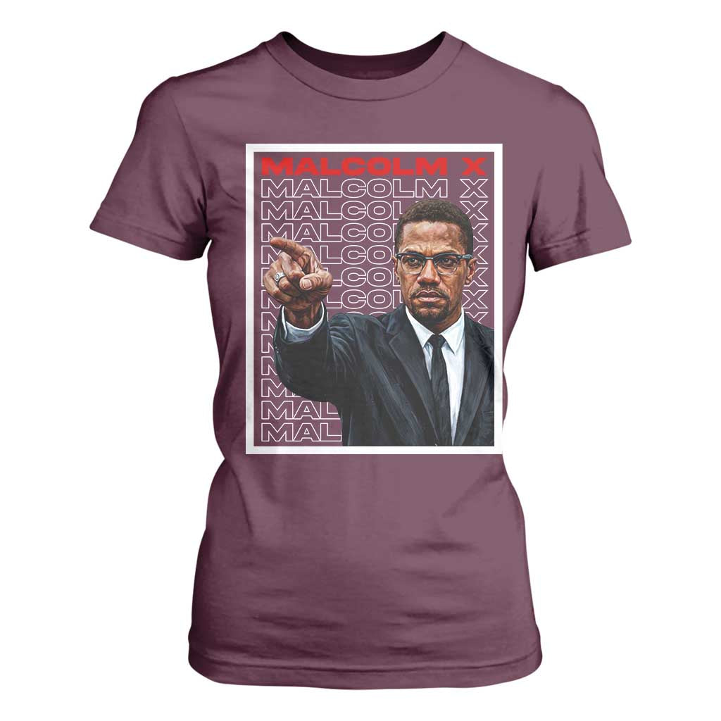 Malcolm X Legend T Shirt For Women African American Activist Legacy - African Pride