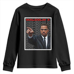 Malcolm X Legend Youth Sweatshirt African American Activist Legacy - African Pride