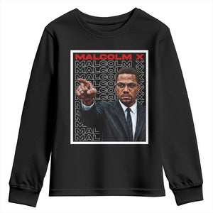 Malcolm X Legend Youth Sweatshirt African American Activist Legacy - African Pride