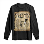 Malcolm X Historical Newspaper Long Sleeve Shirt Stumbling Is Not Falling Black History TS12
