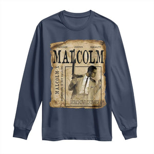 Malcolm X Historical Newspaper Long Sleeve Shirt Stumbling Is Not Falling Black History TS12