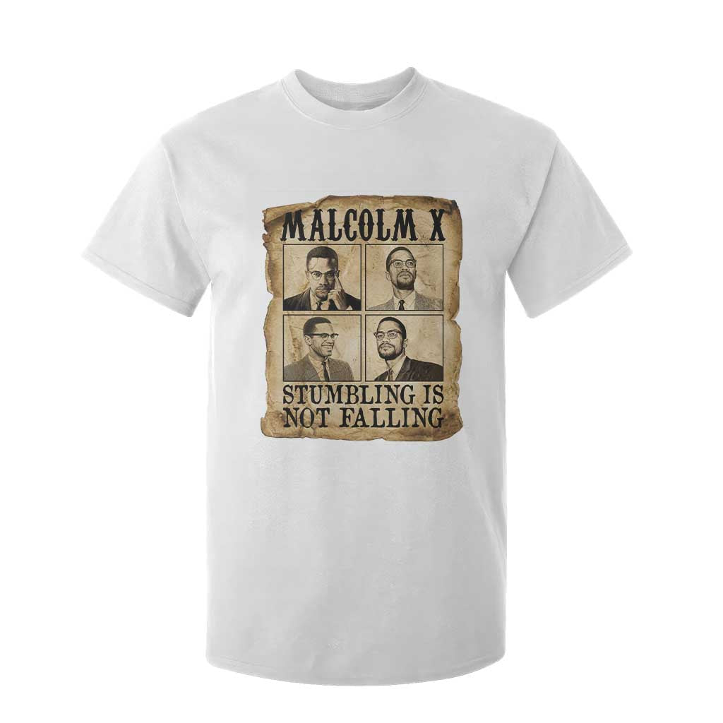 Malcolm X T Shirt For Kid Stumbling Is Not Falling Historical Poster TS12